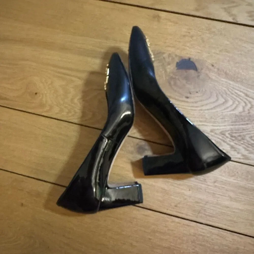 Tory Burch Raleigh heels 9 black